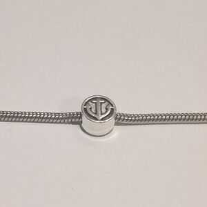 Silver Anchor Charm for Pandora Style Bracelet
